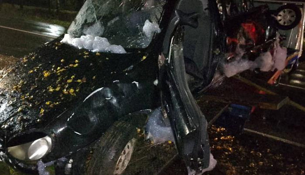 В Ивановском районе 14-летний подросток на «Шевроле» съехал в кювет и врезался в дерево